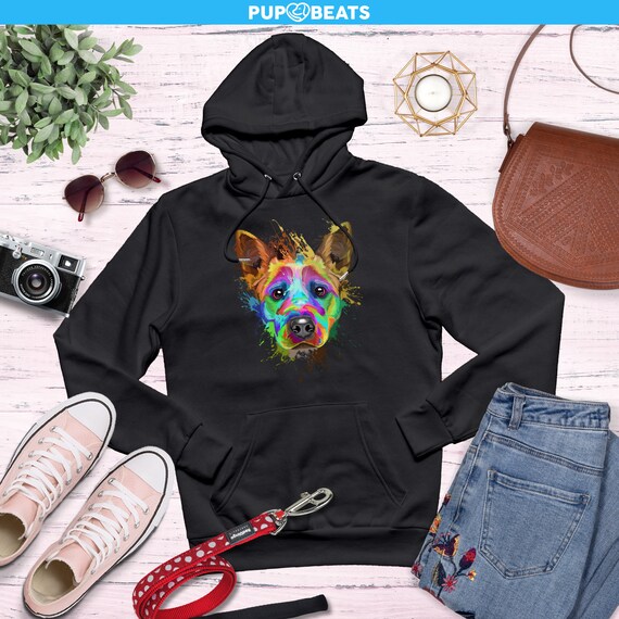 Splash Art Cattle Dog T-Shirt | Blue Heeler Lover Gifts Splash Art Cattle Dog T-Shirt | Blue Heeler Lover Gifts