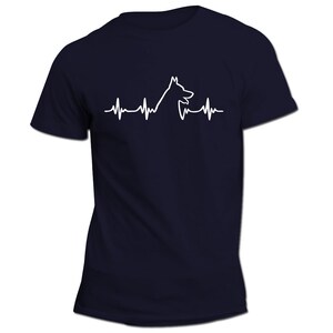 Malinois heartbeat Unisex Shirt Dog lovers gift idea Malinois dog Heartbeat design Perfect Gift For Dog Owners image 3