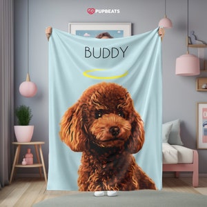 Manta personalizada para mascotas con foto y nombre de mascota Manta personalizada para perro Mantas personalizadas para perro Manta con foto de gato Manta con foto de mascota Regalo para papá perro