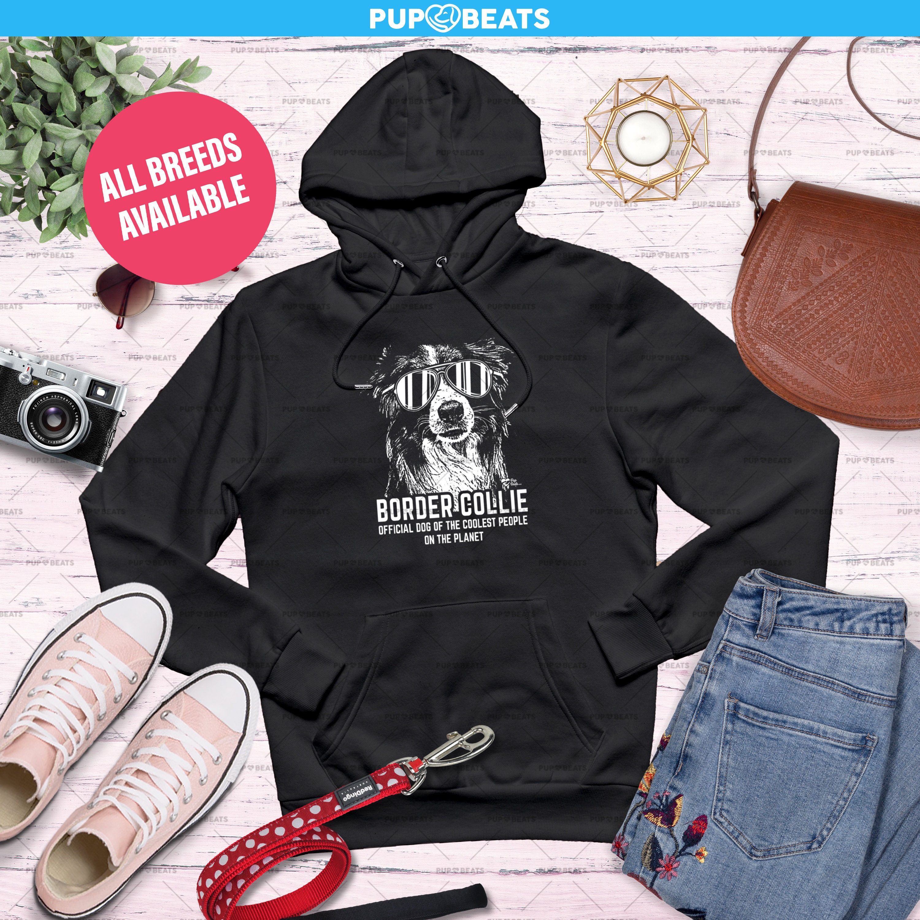 World/'s Best Border Collie Mum Dog Puppy Gift Unisex Hoodie