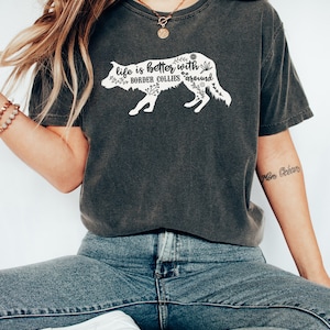 Life is Better With Border Collies Border Collie Gift | Border Collie Mom | Border Collie Sweatshirt  Dog Mom Sweatshirt | Border Collie Dog