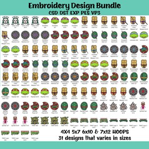 Embroidery Design Bundle