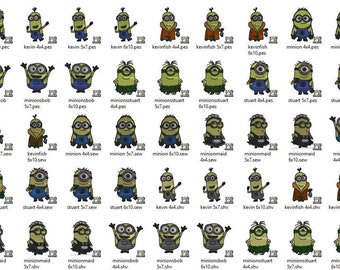 Disney's Minions Embroidery Design Set
