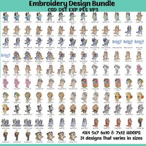 Lot de motifs de broderie