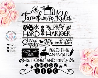 Family Rules Svg Etsy