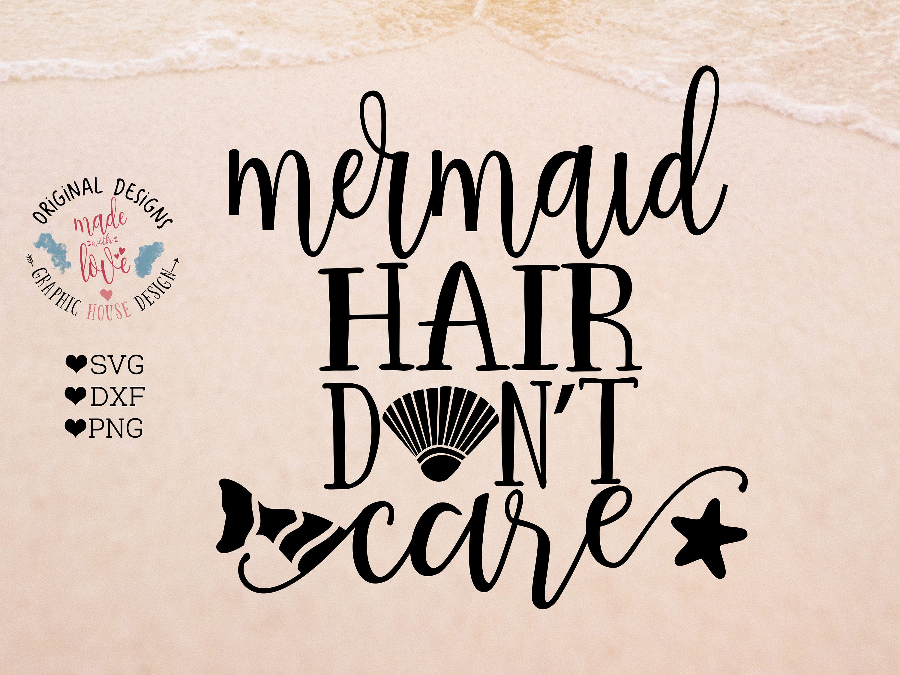 Download Mermaid svg girls svg girls t-shirt design mermaid hair | Etsy