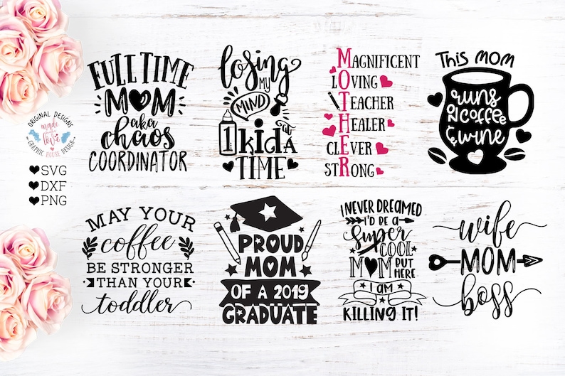 Download Mom svg Mother svg Mom t-shirts svg Mom Cut Files bundle ...
