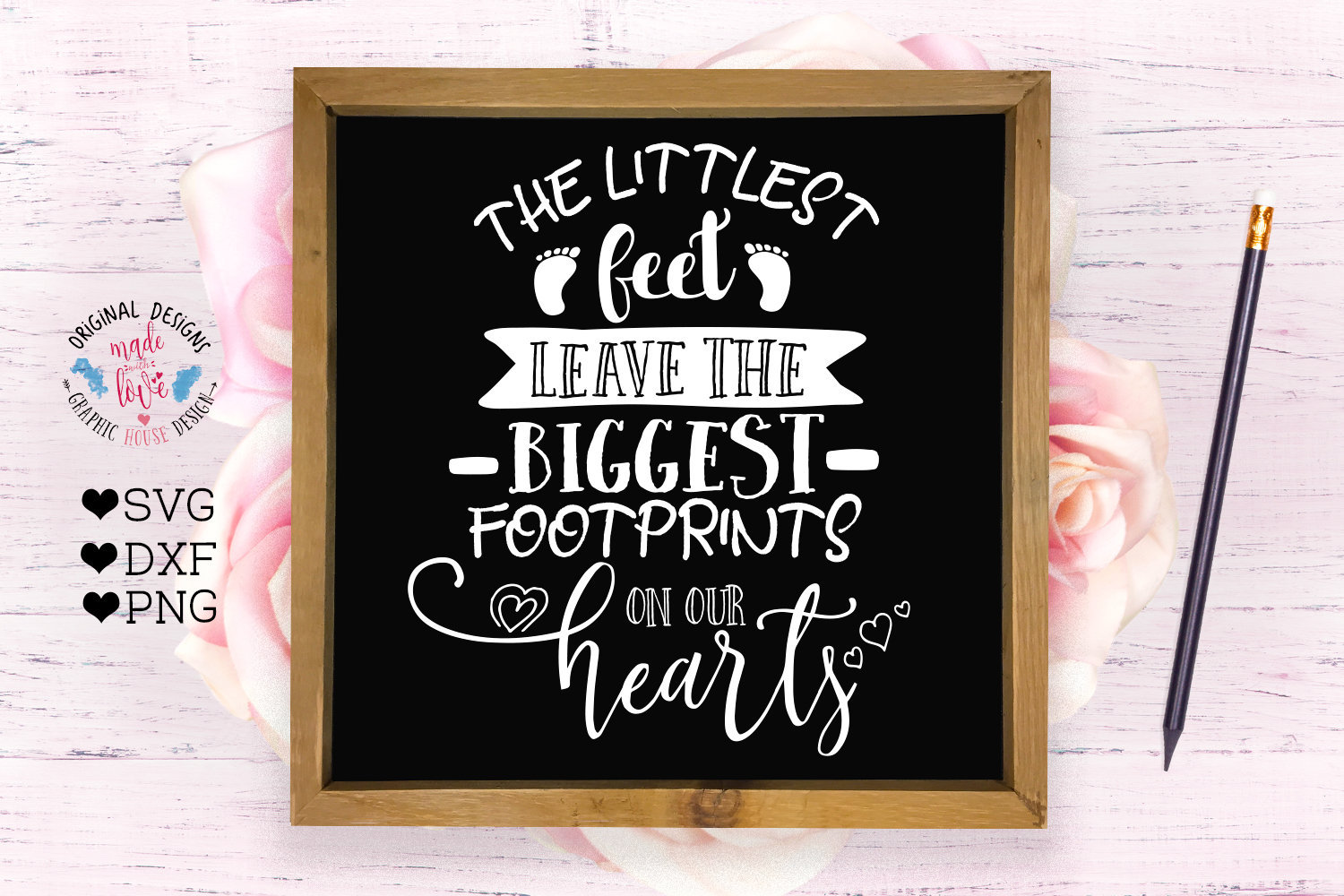 Download Baby Memorial svg Baby Loss SVG The littlest feet leave ...