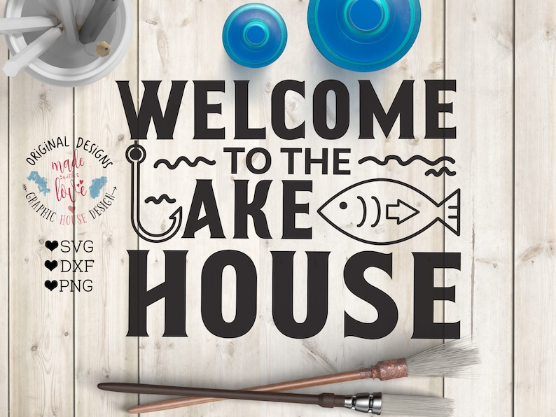 Download Fishing Svg Welcome Svg Lake Svg Cut File Vacation Svg Hook Svg Welcome To The Lake House Svg Wood Sign Design House Svg Fish Svg Craft Supplies Tools Drawing Drafting