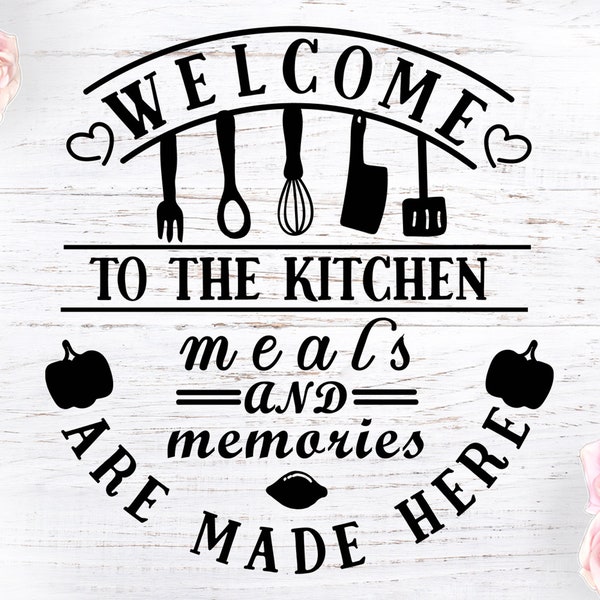 Kitchen Quotes Etsy