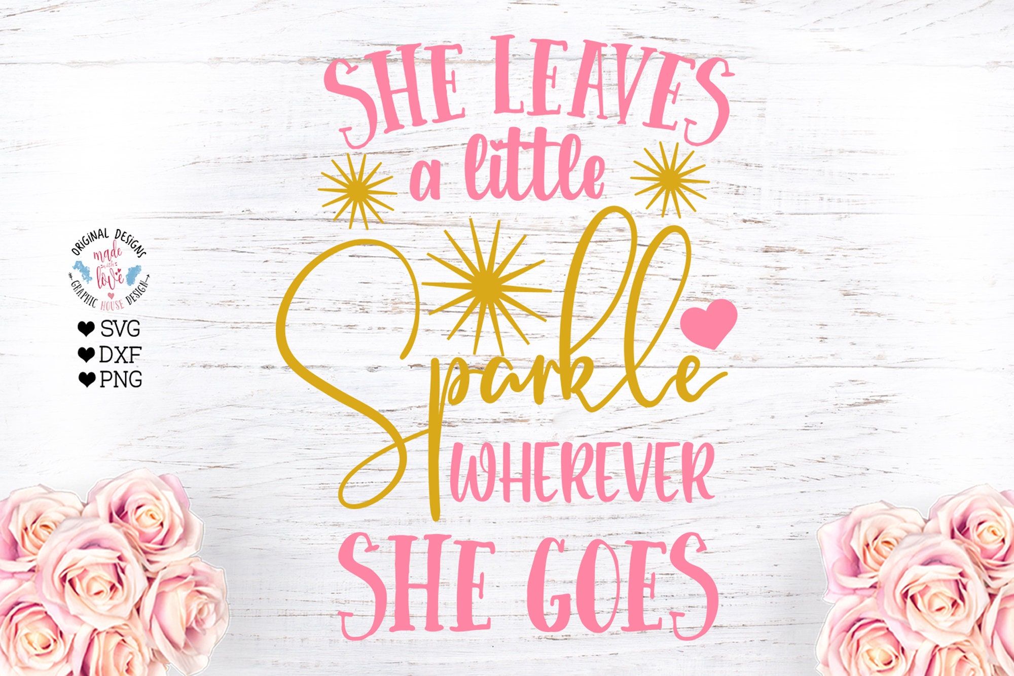 She Leaves a Little Sparkle Wherever She Goes Baby Svg Baby Etsy