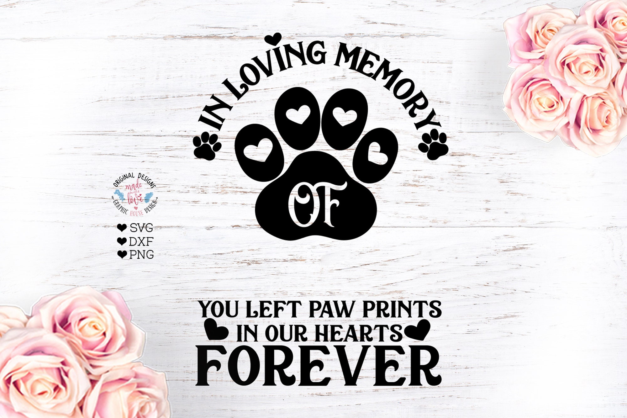 in Loving Memory Gone but Not Forgotten You Left Paw Prints on My Heart ENBOVE Funeral Cremation Urns for Dogs Cats