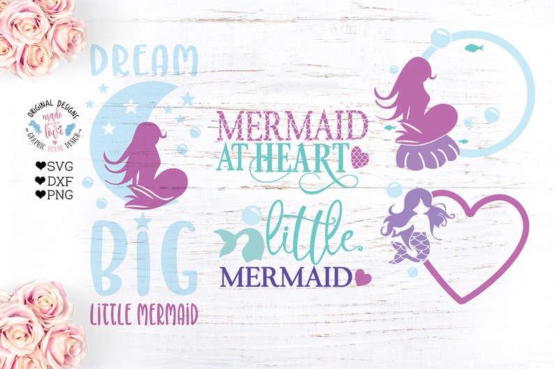 Download Clip Art Art Collectibles Mermaid Clipart Mermaid Svg Mermaid Svg Files Mermaid Designs Mermaid Quotes Summer Svg Mermaid Cut Files Bundle In Svg Dxf And Png