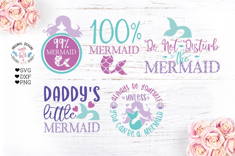 Download Clip Art Art Collectibles Mermaid Clipart Mermaid Svg Mermaid Svg Files Mermaid Designs Mermaid Quotes Summer Svg Mermaid Cut Files Bundle In Svg Dxf And Png