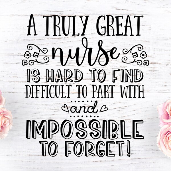 Krankenschwester Abschiedskarte / Wertschätzungskarte – "A Truly Great Nurse Preceptor Is Hard To Find", 12.7x17.8 Cm