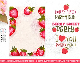Berry Printable Cards