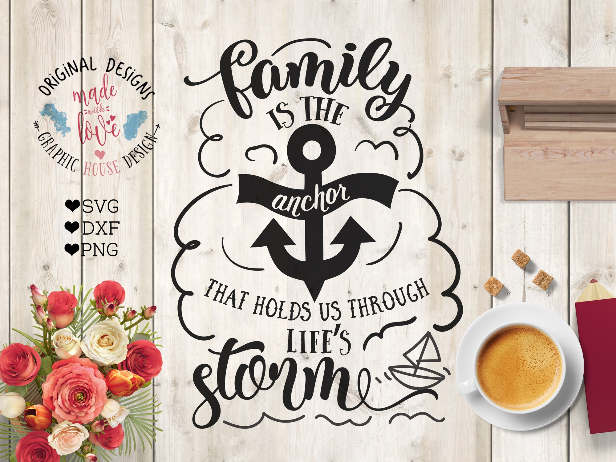Family SVG Family is the Anchor Cut File and Home ...
