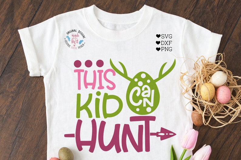 Download Easter Kids T-shirts Mini Bundle in SVG DXF and PNG Easter ...