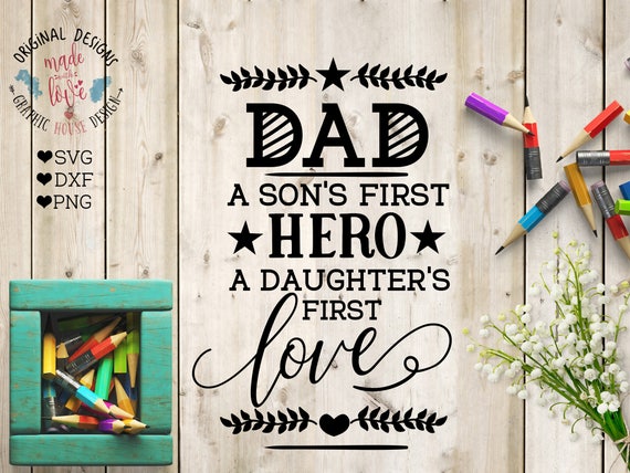 Download father's day svg father svg dad quote Dad a son's | Etsy