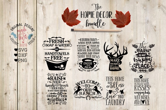 Download Home svg Home Decor svg Home Decoration cut files porch | Etsy