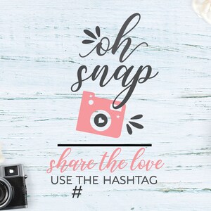Oh Snap Svg Wedding Svg Oh Snap Share the Love Use the - Etsy
