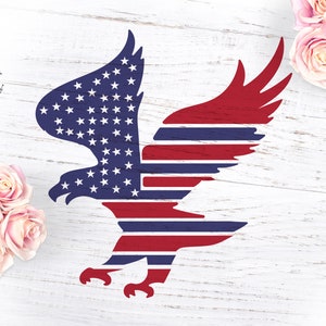 American Flag eagle Cut File, American eagle svg, eagle svg, american flag svg, 4th of july svg, patriotic svg, independence day cut file
