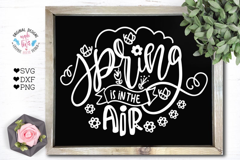 Download Spring svg file Spring is in the Air Cut File and Printable | Etsy