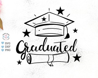 Graduated, Graduation svg, Graduated Cut File, Graduation svg file, Graduated 2023, Tassel svg, Diploma svg