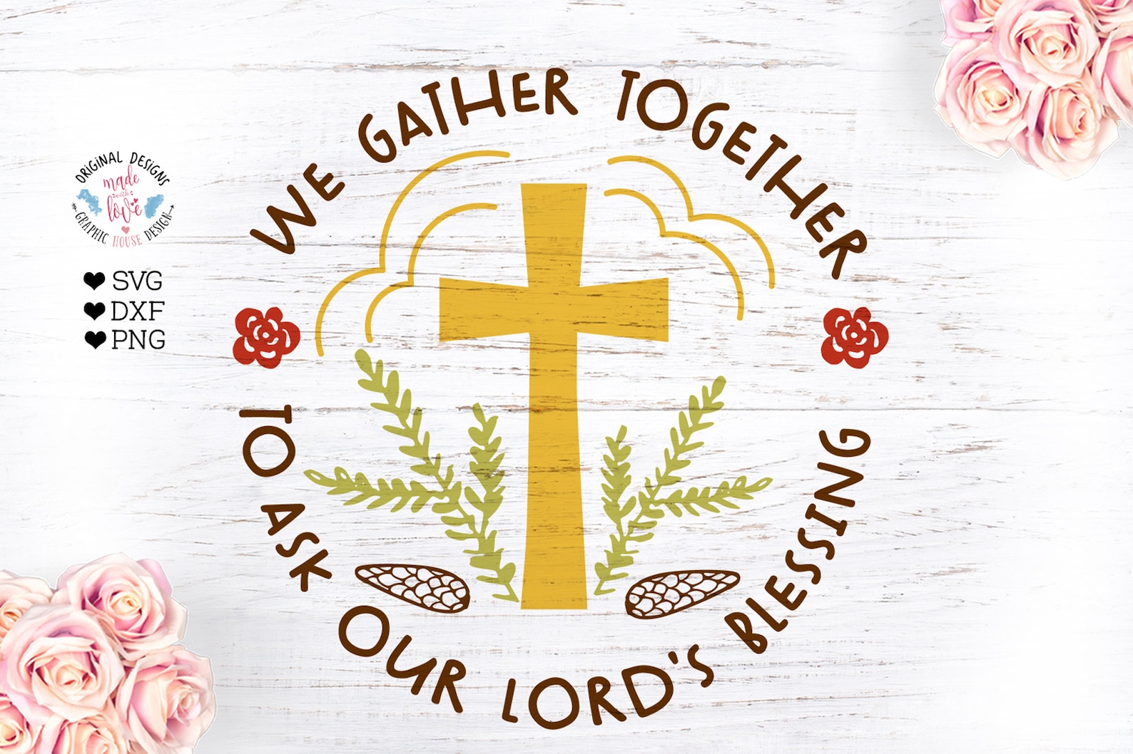 We Gather Together to Ask Our Lords Blessing Gather Etsy UK