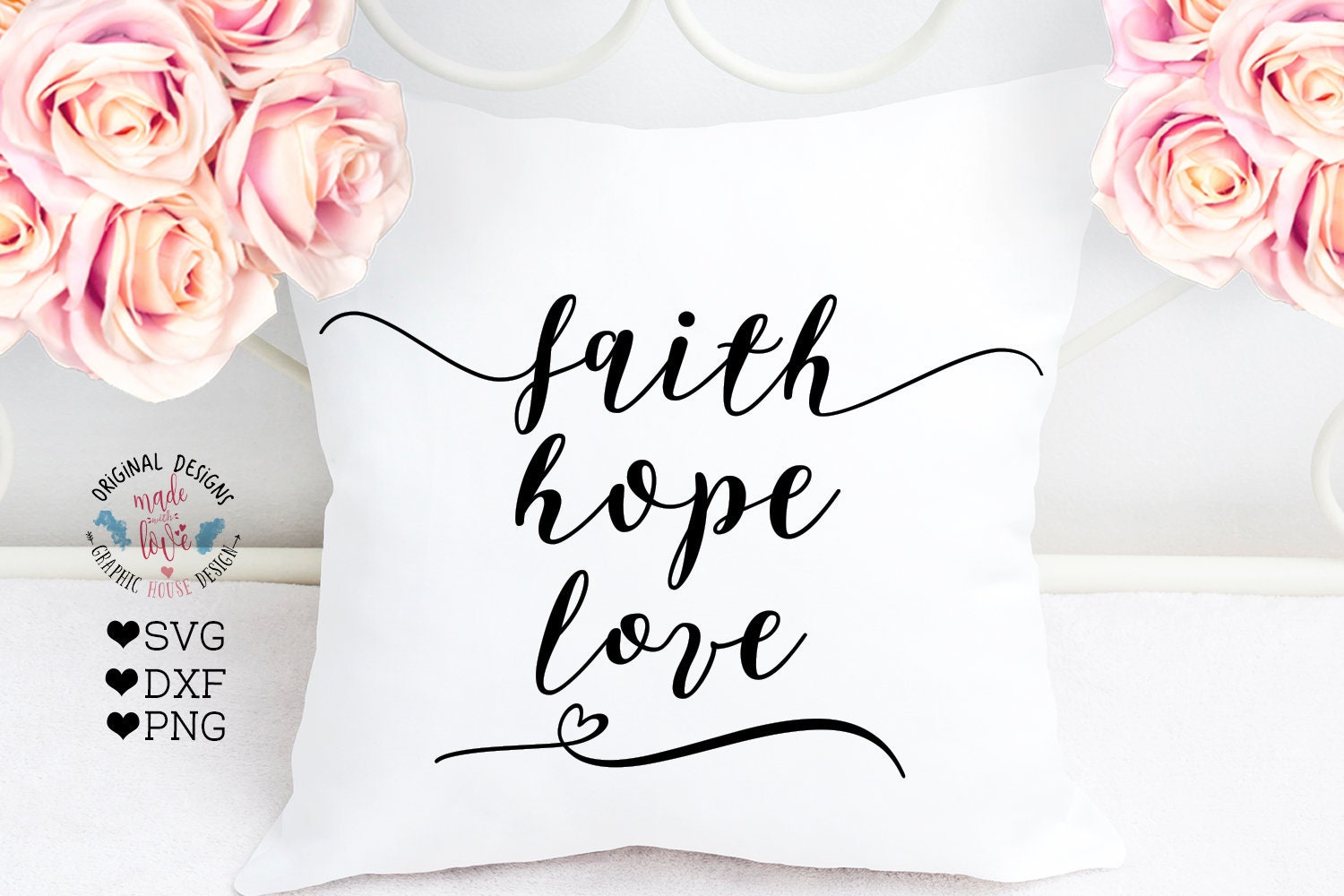 Download Hope faith love svg hope faith love dxf Bible quote svg | Etsy