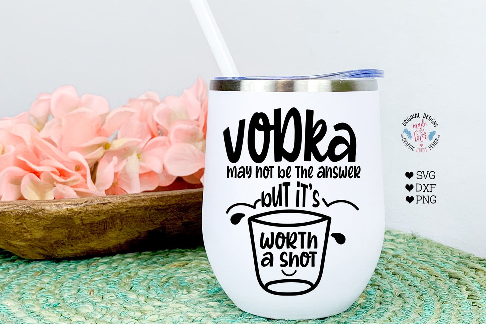 Vodka May Not Be the Answer but Its Worth a Shot Vodka Svg Etsy