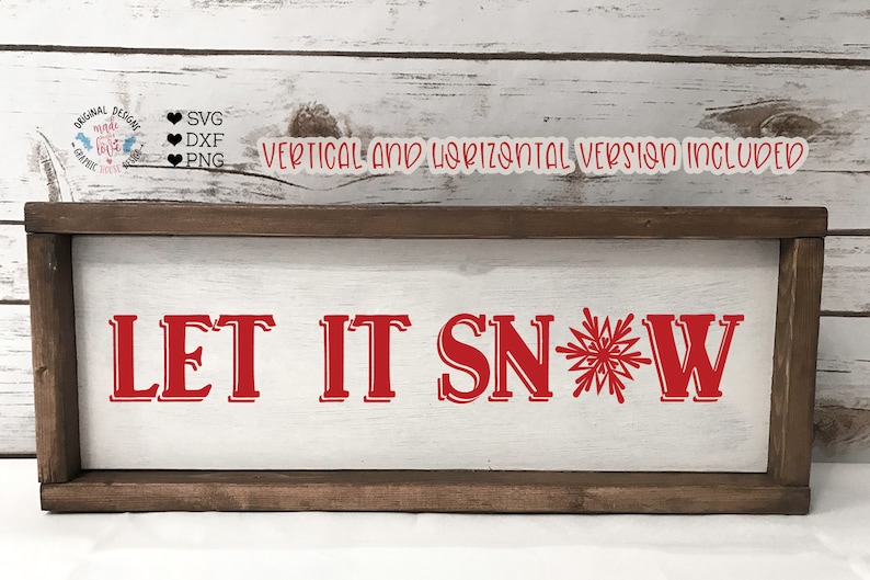 Download Christmas Sign Svg Vertical Sign Svg Let It Snow Svg Farmhouse Decor Let It Snow Cut File Christmas Cut File Horizontal Sign Svg Clip Art Art Collectibles Gkjwonosari Com