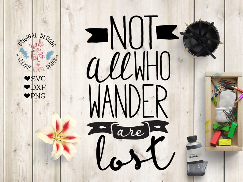 Adventure Svg Not All Who Wander Are Lost Svg Not All Who | Etsy