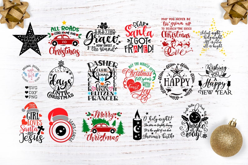 Download Merry Christmas Bundle Days until Christmas Reindeer Names ...
