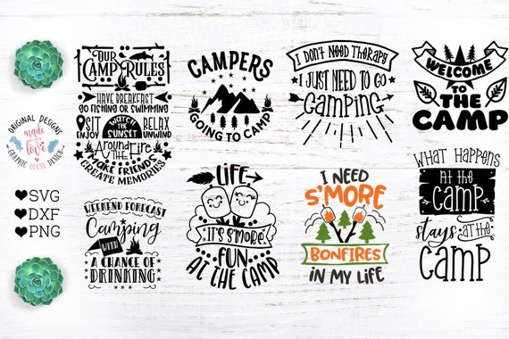 Download Camp Bundle Camping Svg Camp Svg Camping Quotes In Svg Etsy