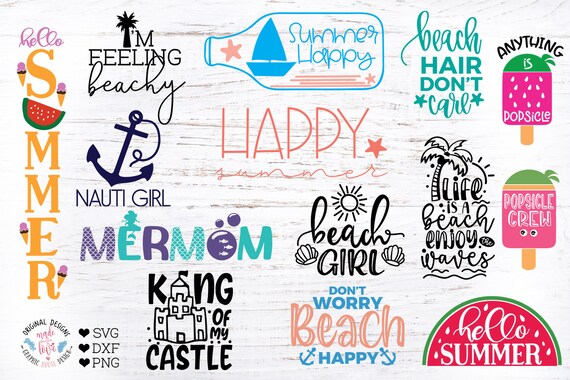 Download Summer Bundle Summer Quotes Summer Svg Bundle Beach Svg Etsy PSD Mockup Templates