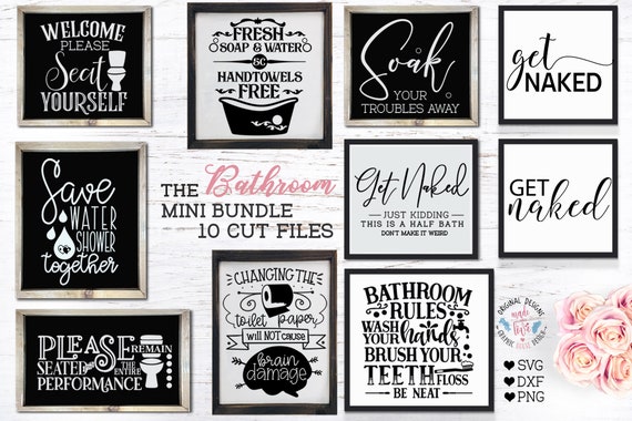 Download Bathroom Svg Bathroom Cut File Bathroom Funny Quotes Etsy