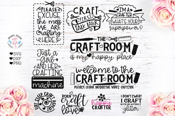 Download Craft Bundle In Svg Dxf Svg Craft Svg Crafting Craft Etsy