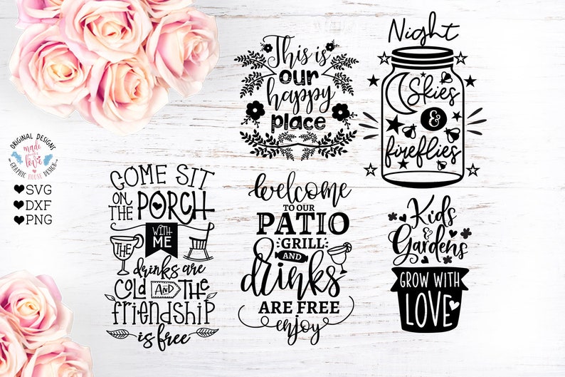Download Porch svg Summer Home SVG Bundle available in SVG DXF and ...