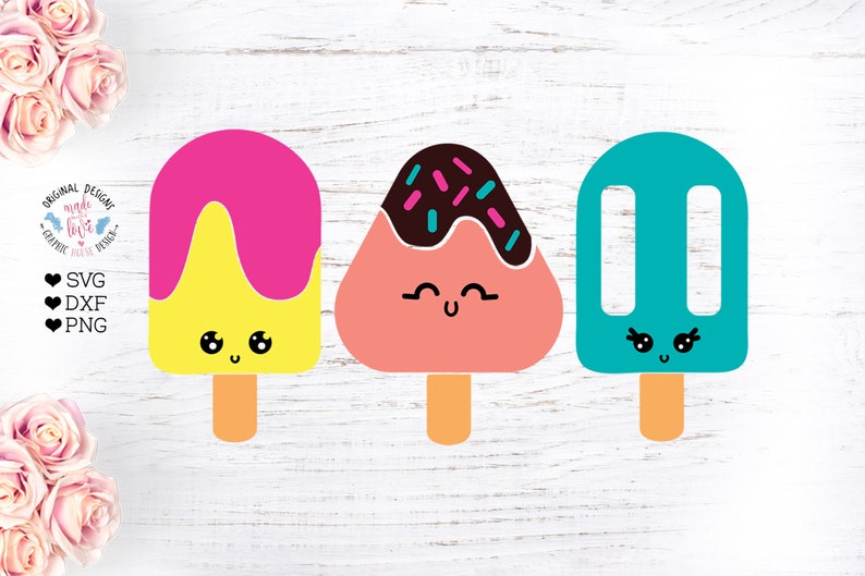 Download Popsicles Cut File Summer Cut File Popsicle SVG Ice Cream ...