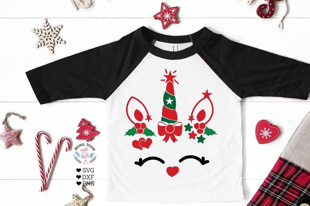 Christmas Unicorn Svg, Unicorn Svg, Christmas Svg, Kids Svg, Unicorn