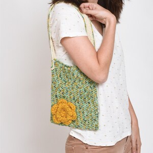 Crochet PATTERN Cactus Tote -pdf instant digital download
