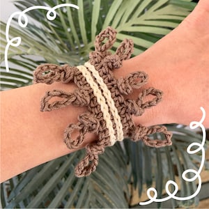 Crochet Jewelry Bracelet Pattern | Quick Crochet PDF | Modern Crochet Gift | Crochet Bracelet DIY