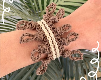 Crochet Jewelry Bracelet Pattern | Quick Crochet PDF | Modern Crochet Gift | Crochet Bracelet DIY