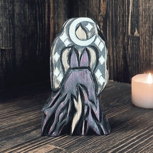 Nyx statue Night Moon goddess Greek mythology art