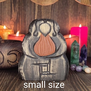 Brigid statue Imbolc SMALL Wheel of the year Saint brigid Goddess Cross Brigit