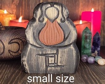 Brigid statue Imbolc SMALL Wheel of the year Saint brigid Goddess Cross Brigit