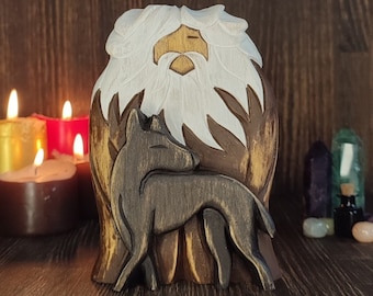 Odin statue Norse god statue All father