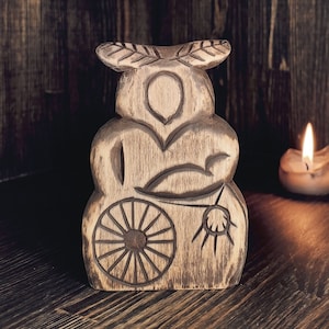Frigga statue Frigg Odin Norse Viking décor Asatru Heathen Doll Birthing Goddess statue