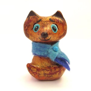 Fox Ooak doll Art Wooden